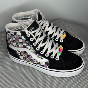 VANS "Filmore Hi"  Butterfly Checkerboard High Top Women's Size 6.5‎  Multi